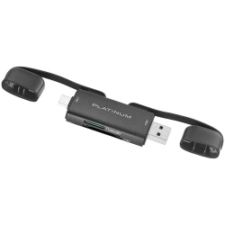 PLATINUM - Pt-Crsac1 USB A And C Memory Card Reader