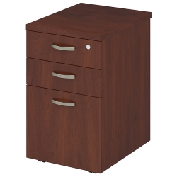BBF Bush Business Furniture Office In An Hour Mobile File Cabinet In Hansen Cherry