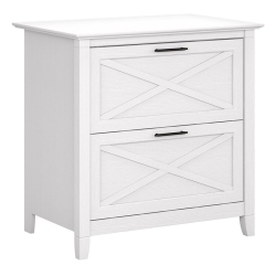 SCRANTON & CO Furniture Key West 2 Drawer File Cabinet In Pure Oak In White