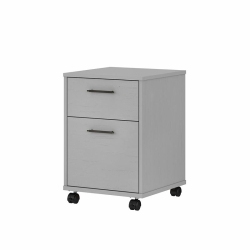 BUSH Key West 2 Drawer Mobile File Cabinet In Cape Cod - Engineered Wood In Gray