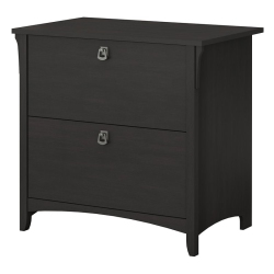 BUSH Furniture Salinas 2 Drawer File Cabinet In Vintage In Black