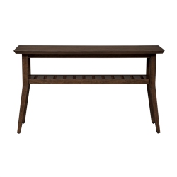 PEMBERLY ROW Contemporary Wood Sofa Table In In Brown