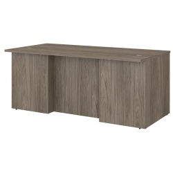 BBF Office 500 72W X 36D Executive Desk In Modern Hickory - Engineered Wood