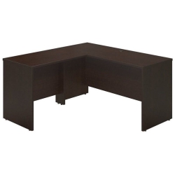 BBF Bush Business Furniture Series C Elite 60W X 24D Desk Shell With 36W Return In Mocha Cherry