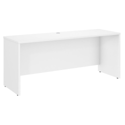 BBF Studio C 72W X 24D Credenza Desk In - Engineered Wood In White