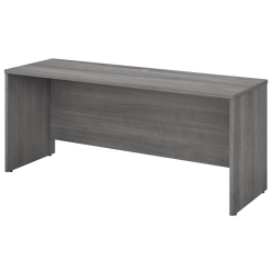 BBF Studio C 72W X 24D Credenza Desk In Platinum - Engineered Wood In Gray