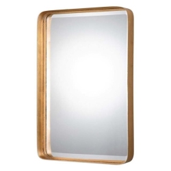 BEAUMONT LANE Antique Mirror In Gold