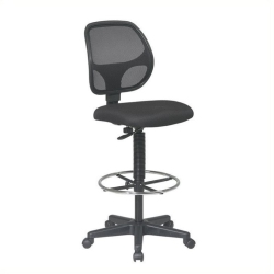 SCRANTON & CO Mesh Back Drafting Chair With Mesh Seat