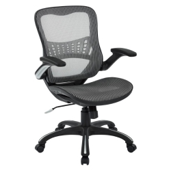 SCRANTON & CO Mesh Fabric Seat Managers Chair In In Gray