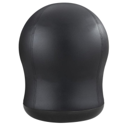 SCRANTON & CO Faux Leather Active Swivel Ball Office Chair In In Black