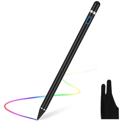 NAVOR Stylus Pen for Touch Screens, Digital Pencil Active Pens Fine Point Stylist Compatible With Iphone Ipad Pro And Other Tablet In Black