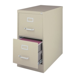 SCRANTON & CO 2 Drawer Letter File Cabinet In Putty