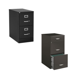 HIRSH INDUSTRIES LLC (Value Pack) 2 Drawer Letter File Cabinet And 3 Drawer File Cabinet