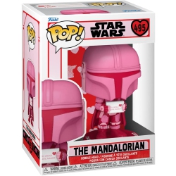 FUNKO Pop Star Wars 3.75 Inch Action Figure - Valentines The Mandalorian #495