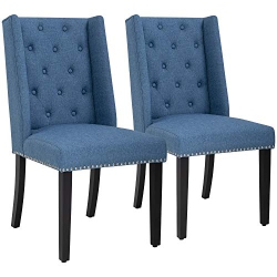 FDW Dining Chairs Kitchen Chairs for Living Room Dining Room Chairs (Set Of 2) Side Chair for Restaurant Home Kitchen Living Room