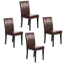 FDW Dining Chairs Dining Room Chairs Parsons Chair Kitchen Chairs Set Of 4 Dining Chairs Side Chairs for Home Kitchen Living Room