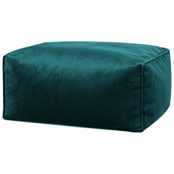 Gouchee Home Roll Velvet Polyester Pouf/Ottoman - Copper