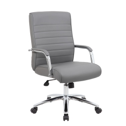SCRANTON & CO Modern Modern Executive Conference Chair In In Grey