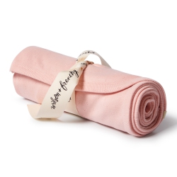 WILSONFRENCHY Wilson+Frenchy Organic Cotton Pointelle Bunny Rug - Cantaloupe