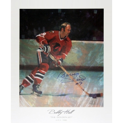AUTOGRAPH AUTHENTIC Autographed Bobby Hull Lithograph Unlimited Edition