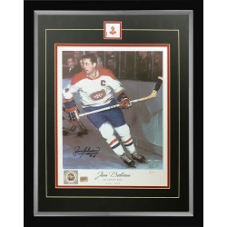 AUTOGRAPH AUTHENTIC Signed Jean Beliveau Lithograph Ltd. Ed. 1 Of 4