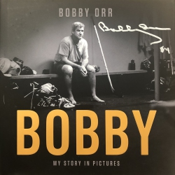 AUTOGRAPH AUTHENTIC Bobby Orr Signed Book - Bobby: My Story In Pictures (9" By 9")