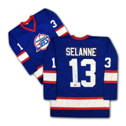 AUTOGRAPH AUTHENTIC Teemu Selanne Autographed Winnipeg Jets Jersey In Multicolor