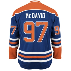 AUTOGRAPH AUTHENTIC Connor Mcdavid Edmonton Oilers Autographed Jersey In Blue