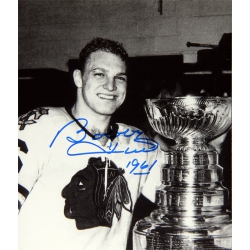 AUTOGRAPH AUTHENTIC Bobby Hull Autographed 8X10 Photograph (Stanley Cup)