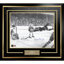 AUTOGRAPH AUTHENTIC Bobby Orr "the Goal" Signed 16X20 Framed Photo