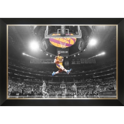 AUTOGRAPH AUTHENTIC Lebron James Epic Slam Dunk Framed Canvas