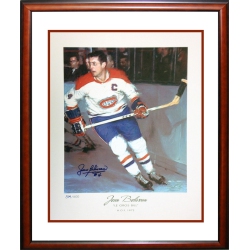 AUTOGRAPH AUTHENTIC Autographed Jean Beliveau Lithograph