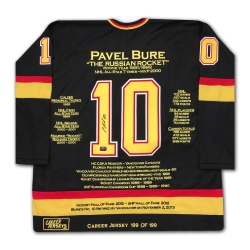 CAREER JERSEYS Pavel Bure Career Jersey #199 Of 199 In Multicolor