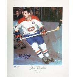 AUTOGRAPH AUTHENTIC Jean Beliveau Signed Limited Edition Lithograph