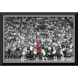 AUTOGRAPH AUTHENTIC Michael Jordan Last Shot Framed Canvas
