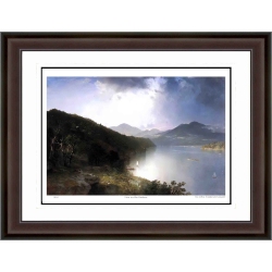 AUTOGRAPH AUTHENTIC John Frederick Kensett "view On The Hudson