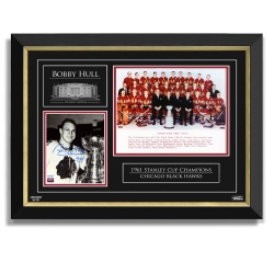 AUTOGRAPH AUTHENTIC Autographed Bobby Hull '61 Stanley Cup - Ltd 161