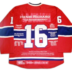 CAREER JERSEYS Henri Richard Career Jersey #1 Of 199