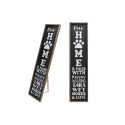 MAISON CONCEPTS Floor Standing Framed Wall Sign (Our Home Is Filled With)