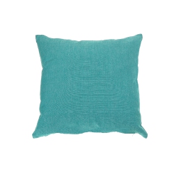 MAISON CONCEPTS Chambray Cushion With Zipper (Teal) - Set Of 2