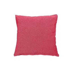 MAISON CONCEPTS Chambray Cushion With Zipper (Red) - Set Of 2