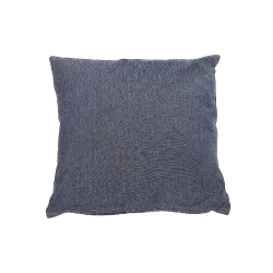 MAISON CONCEPTS Chambray Cushion With Zipper (Navy Blue) - Set Of 2