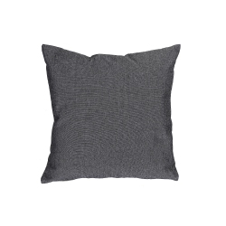 MAISON CONCEPTS Chambray Cushion With Zipper (Black) - Set Of 2