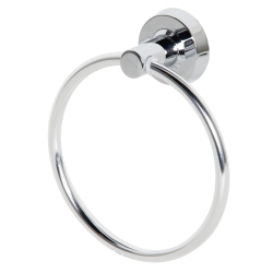 MAISON CONCEPTS Wall Mounted Chrome Plated Towel Ring