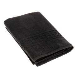 MAISON CONCEPTS Basketweave Bath Towel (30 X 60) (Black) - Set Of 2
