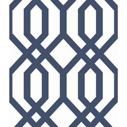 RoomMates Gazebo Lattice Peel & Stick Wallpaper - Grey