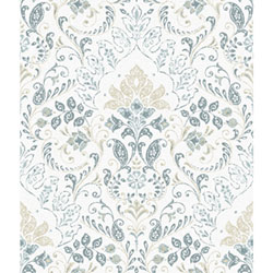 RoomMates Persian Damask Peel & Stick Wallpaper - Blue