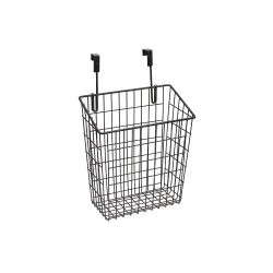 MAISON CONCEPTS Over The Cupboard Wired Basket Organizer (Black)