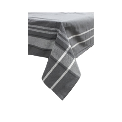 MAISON CONCEPTS French Border Tablecloth (60 X 90) (Charcoal Gray)