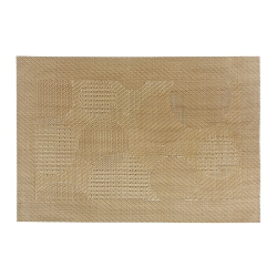 MAISON CONCEPTS Vinyl Placemat (Bubbles) (Gold) - Set Of 12